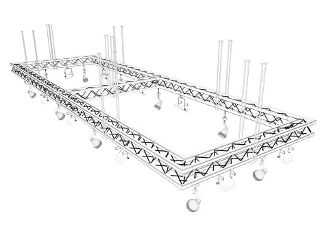 Light Truss 3D Model
