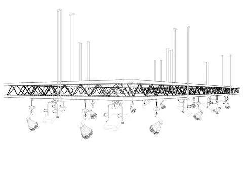 Light Truss 3D Model