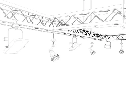 Light Truss 3D Model