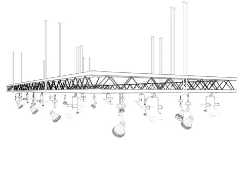 Light Truss 3D Model