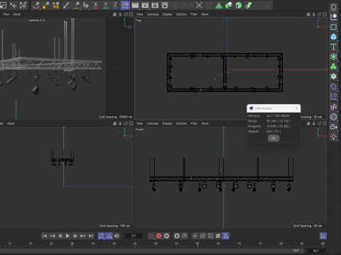 Light Truss 3D मॉडल