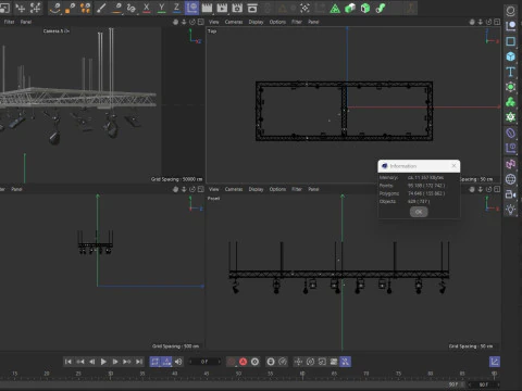 Light Truss 3D Model