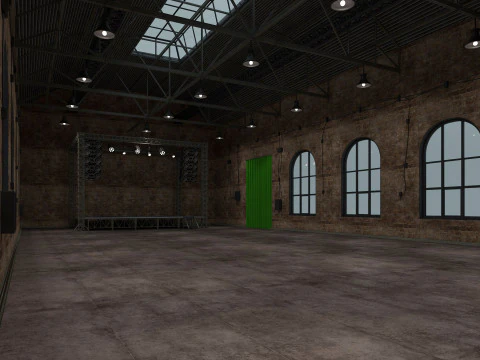 Loft Concert Hall 2 3D Model