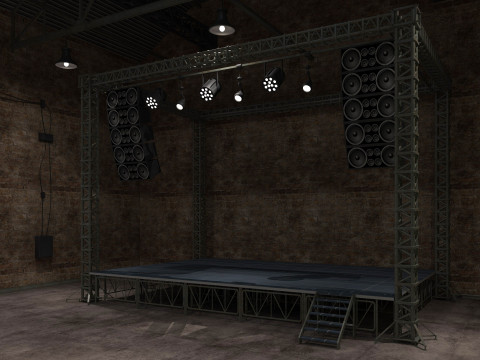 Loft Concert Hall 2 Modello 3D