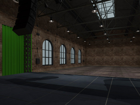 Loft Concert Hall 2 Modello 3D