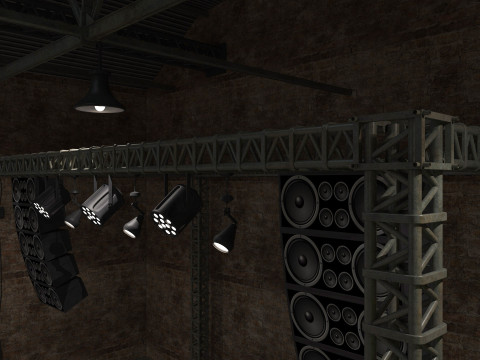 Loft Concert Hall 2 Modello 3D
