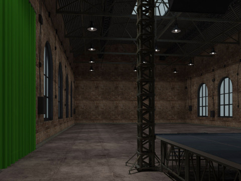 Loft Concert Hall 2 Modello 3D
