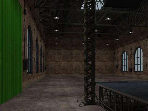 Loft Concert Hall 2 3D Model