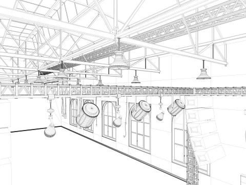Loft Concert Hall 2 3D Model
