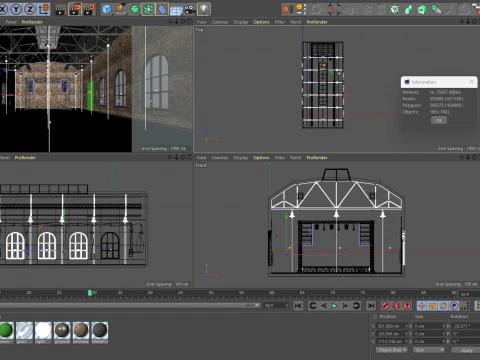 Loft Concert Hall 2 3D Model
