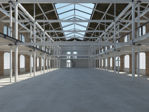 Loft Hall 3D 모델