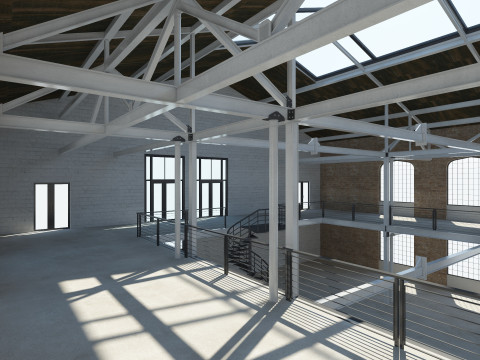 Loft Hall 3D 模型