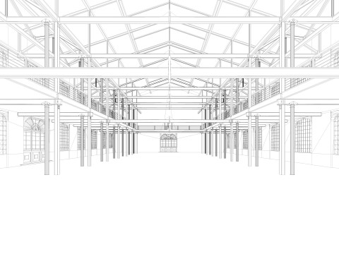 Loft Hall 3D 模型