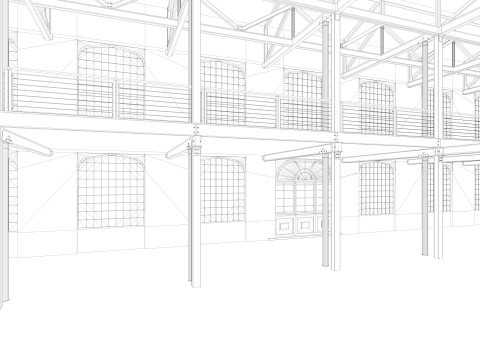 Loft Hall 3D 模型