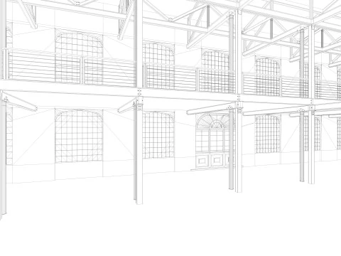 Sala poddaszowa Model 3D