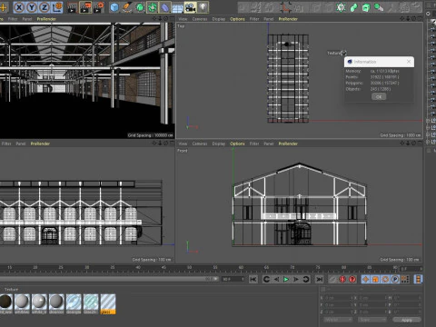 Sala poddaszowa Model 3D