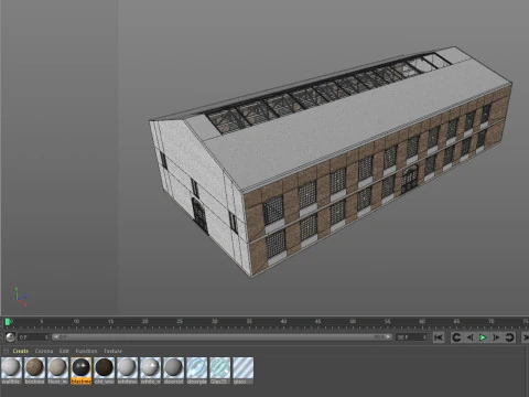 Sala poddaszowa Model 3D