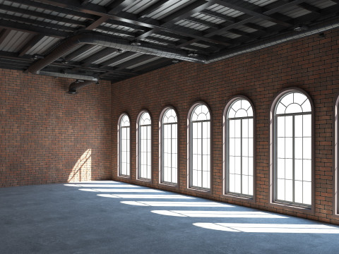 Loft interior Scene 2 Modèle 3D