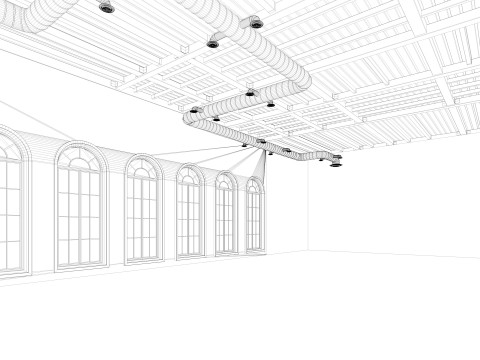Loft interior Scene 2 Modèle 3D