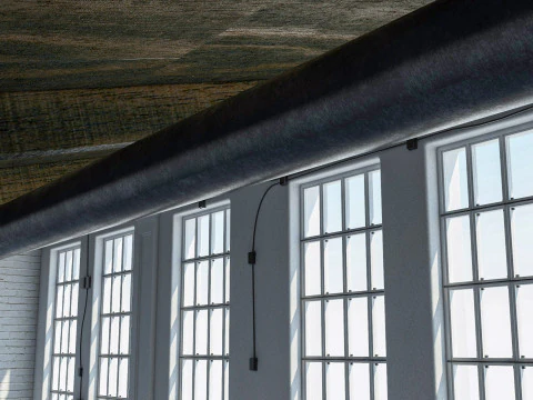 Loft interior Scene 3 3D Model