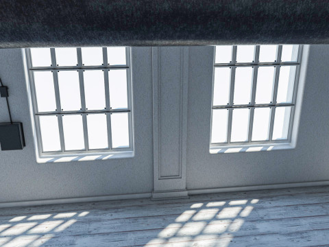 Loft interior Scene 3 3D Model