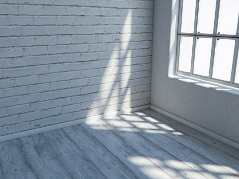 Loft interior Scene 3 3D Model