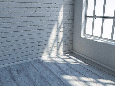Loft interior Scene 3 3D Model