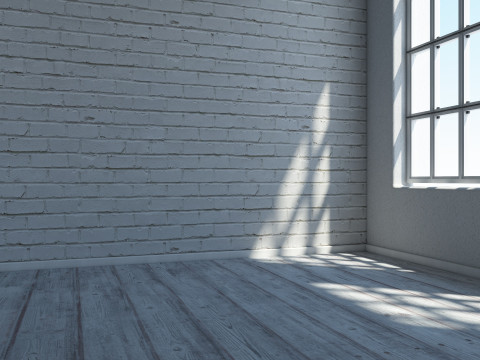 Loft interior Scene 3 3D Model