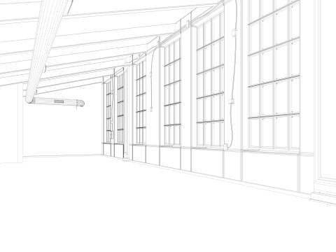 Loft interior Scene 3 3D Model