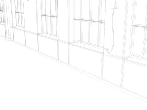 Loft interior Scene 3 3D Model