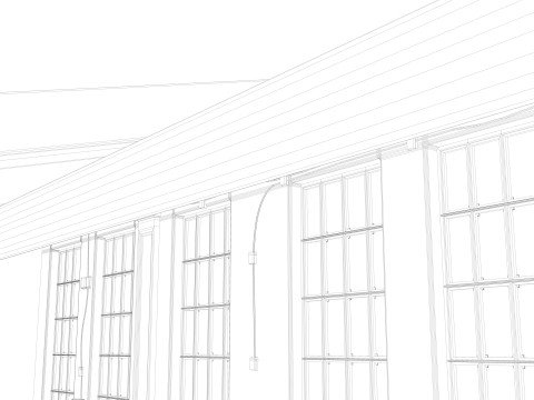 Loft interior Scene 3 3D Model