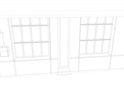 Loft interior Scene 3 3D Model