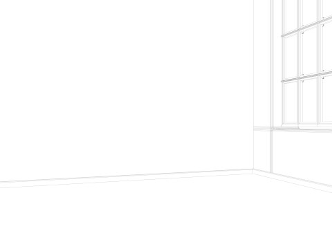 Loft interior Scene 3 3D Model