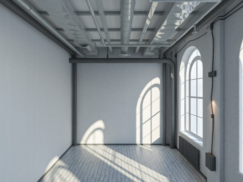 Loft interior 5 3D Model