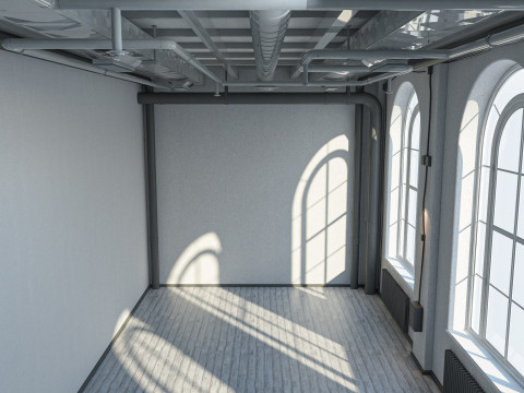Loft interior 5 3D Model