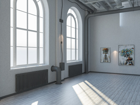 Loft interior 5 3D Model