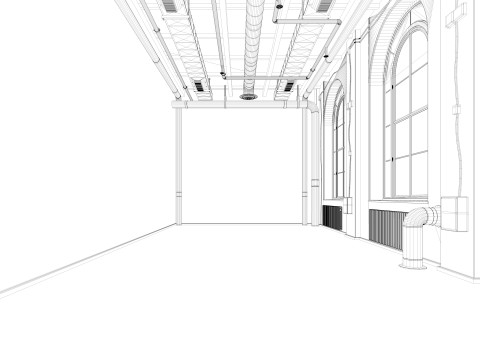 Loft interior 5 3D Model