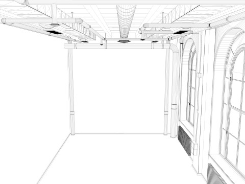 Loft interior 5 3D Model