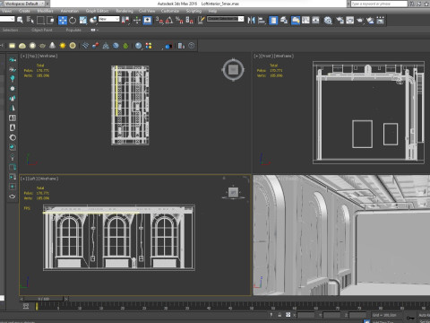 Loft interior 5 3D Model