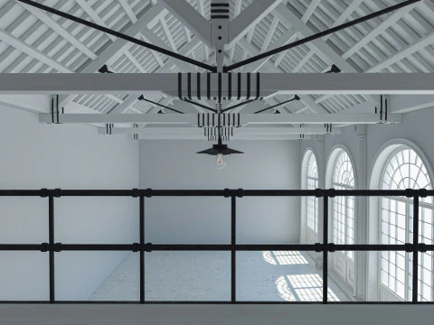 Interno del sottotetto 6 Modello 3D