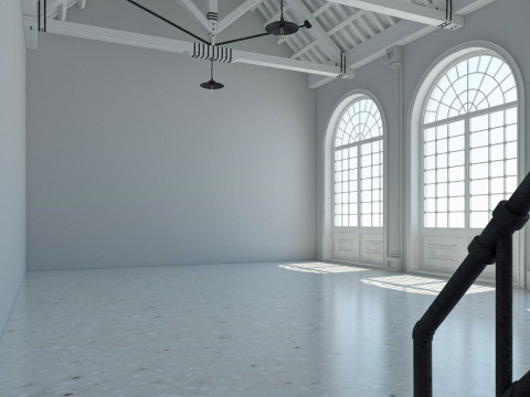 Loft interior 6 3Dモデル