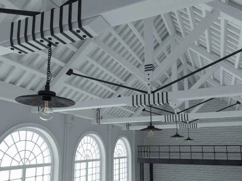 Interno del sottotetto 6 Modello 3D