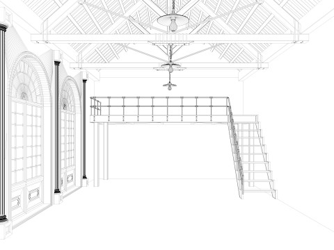 Loft interior 6 3Dモデル