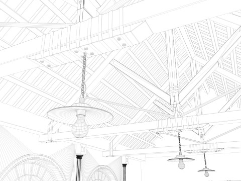 Loft interior 6 3Dモデル