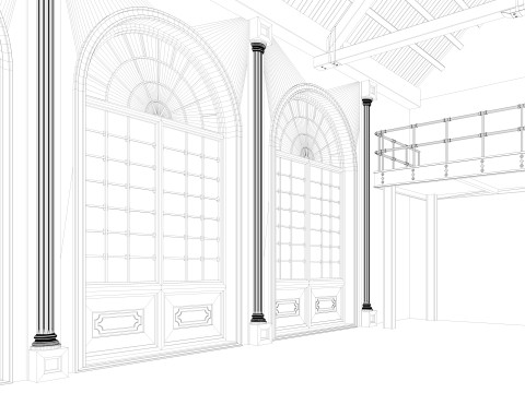 Loft interior 6 3Dモデル