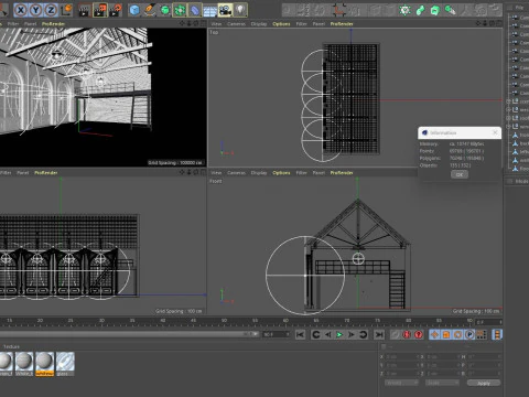 Interno del sottotetto 6 Modello 3D