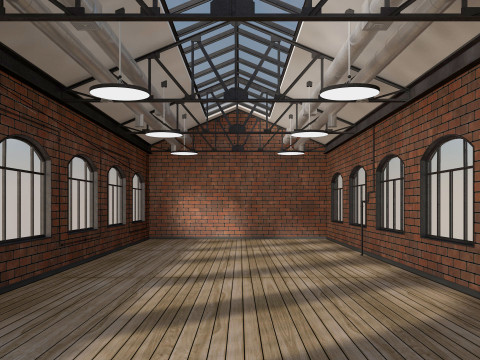 Loft Office 3D Model