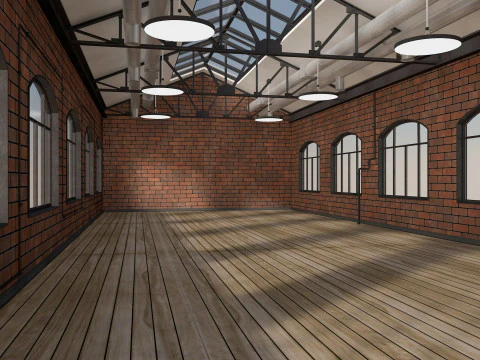 Loft Office 3D Model