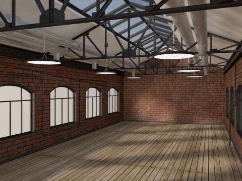 Loft Office Modello 3D