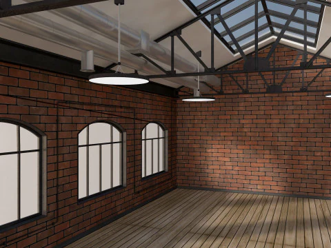 Loft Office 3D Model